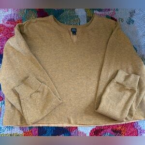 Cozy Yellow/mustard color Long Sleeve sweatshirt